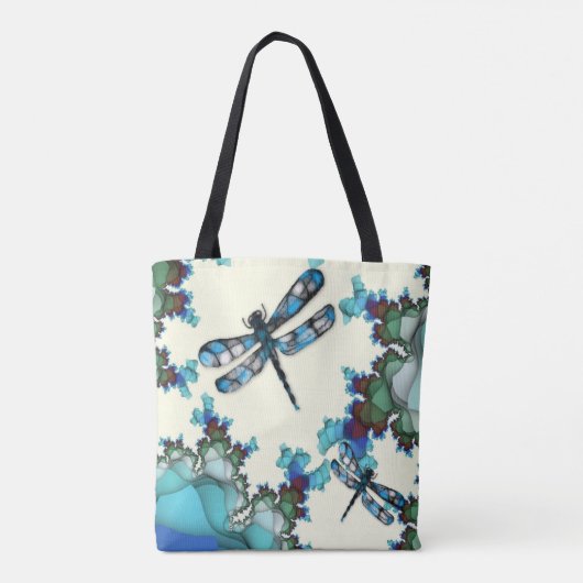 Dragonfly Land Canvas tas (Achterkant)