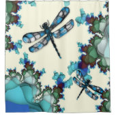 Dragonfly Land Shower Curtain Douchegordijn (Voorkant)