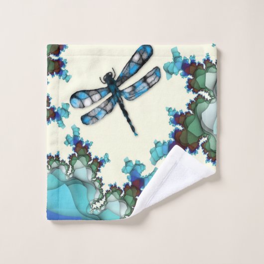 Dragonfly Land Towel Set Bad Handdoek (Wasdoekje)