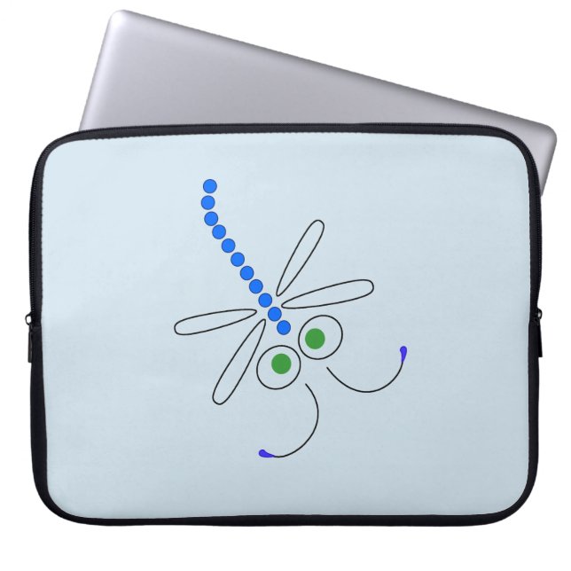 Dragonfly Laptop Sleeve (Voorkant)