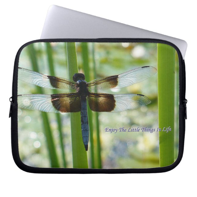 Dragonfly-laptophoes Laptop Sleeve (Voorkant)