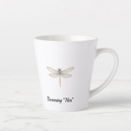 Dragonfly Latte Mug  Mok