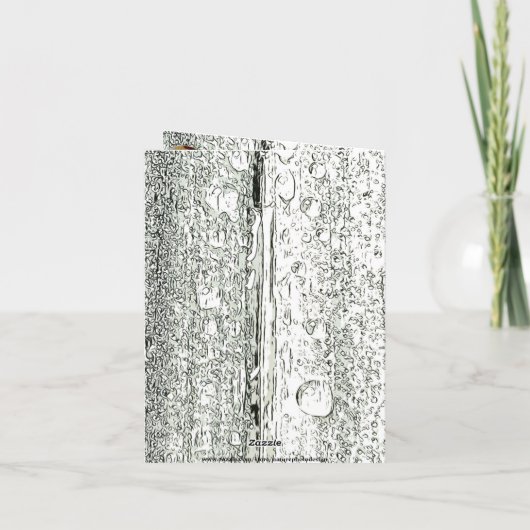 DRAGONFLY LEAF FOTO NOTE KAART (Achterkant)