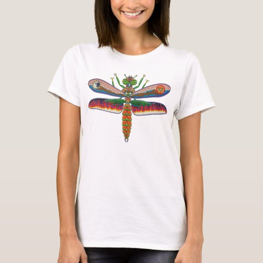 Dragonfly/Libélula Psycho T-shirt (Voorkant)