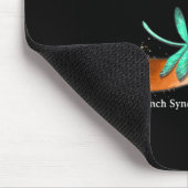 Dragonfly Lint Lynch Syndroom Awareness Gifts Muismat (Hoek)