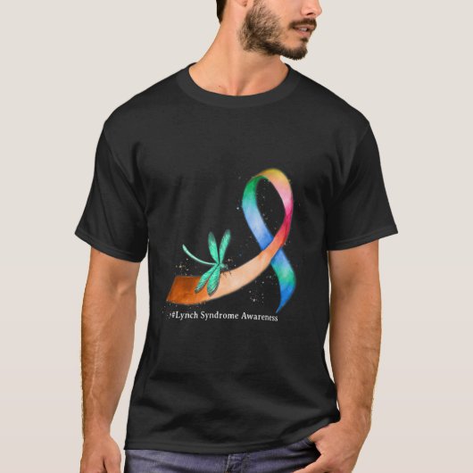 Dragonfly Lint Lynch Syndroom Awareness Gifts T-shirt (Voorkant)