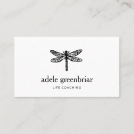 Dragonfly Logo Holistic Wellness Visitekaartje
