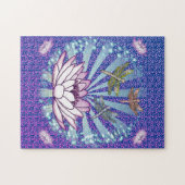 Dragonfly Lotus Legpuzzel (Horizontaal)