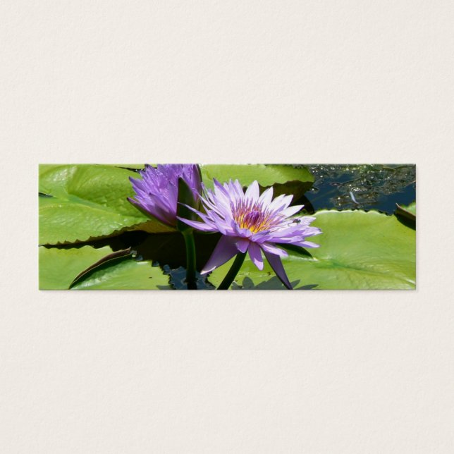Dragonfly Lotus Mini Visitekaartjes (Voorkant)
