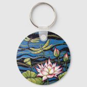 DRAGONFLY LOTUS SLEUTELHANGER (Voorkant)