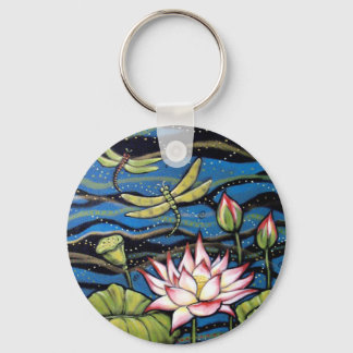 DRAGONFLY LOTUS SLEUTELHANGER