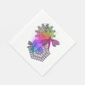 Dragonfly Love Curt Dragon Fly Gift voor Servet (Hoek)