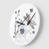 Dragonfly Love Wall klok (Hoek)
