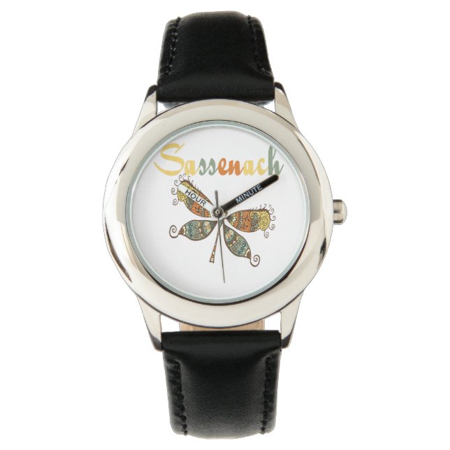 Dragonfly Lover Kind Volg de geboorte en geef je K Horloge (Voorkant)