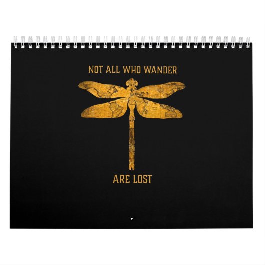 Dragonfly Lover| Niet iedereen die de wand kwijt i Kalender (Hoes)