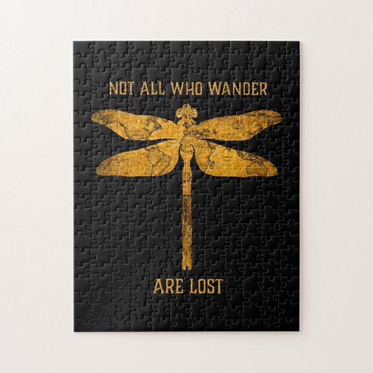 Dragonfly Lover| Niet iedereen die de wand kwijt i Legpuzzel (Verticaal)