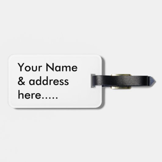 Dragonfly-luchtbellen Bagagelabel (Achterkant horizontaal)