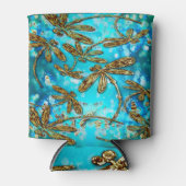 Dragonfly-luchtbellen Blikjeskoeler (Voorkant)