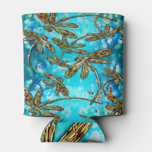 Dragonfly-luchtbellen Blikjeskoeler (Achterkant)