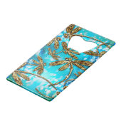 Dragonfly-luchtbellen Creditkaart Flessenopener (Voorkant Gekanteld)