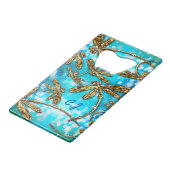 Dragonfly-luchtbellen Creditkaart Flessenopener (Achterkant Gekanteld)