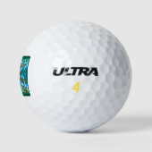Dragonfly-luchtbellen Golfballen (Logo)