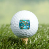 Dragonfly-luchtbellen Golfballen (Insitu Shirt)