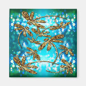 Dragonfly-luchtbellen Magneet (Voorkant)