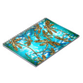 Dragonfly-luchtbellen Notitieboek (Linkerzijde)