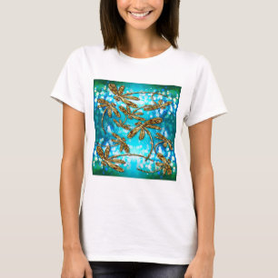 Dragonfly-luchtbellen T-shirt