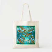 Dragonfly-luchtbellen Tote Bag (Voorkant)