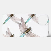 Dragonfly luchtmacht op witte achtergrond Case-Mate iPhone case (Achterkant (horizontaal))