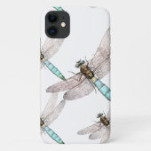 Dragonfly luchtmacht op witte achtergrond Case-Mate iPhone case (Achterkant)