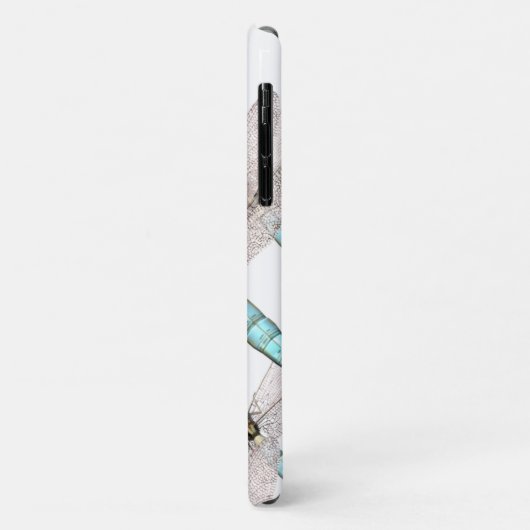 Dragonfly luchtmacht op witte achtergrond Case-Mate iPhone case (Achterkant/links)