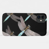Dragonfly-luchtmacht op zwart ontwerp Case-Mate iPhone case (Achterkant (horizontaal))