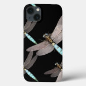 Dragonfly-luchtmacht op zwart ontwerp Case-Mate iPhone case (Achterkant)