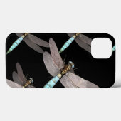 Dragonfly-luchtmacht op zwart ontwerp Case-Mate iPhone case (Achterkant (horizontaal))