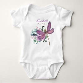 Dragonfly maakt een Paarse wens, genaamd New Baby Romper