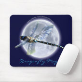 DRAGONFLY & MAAN Fantasy Art Mousemat Muismat (Met muis)