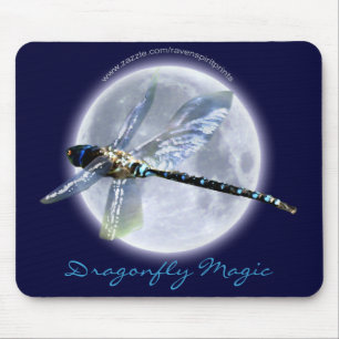 DRAGONFLY & MAAN Fantasy Art Mousemat Muismat