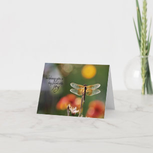 Dragonfly Magic Birthday Card Bedankkaart