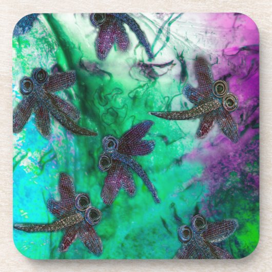 Dragonfly Magic Drankjes Onderzetter (Voorkant)