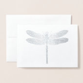 Dragonfly Magic Folie Kaarten (Voorkant met envelop)