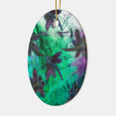 Dragonfly Magic Keramisch Ornament (Links)