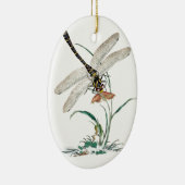 Dragonfly Magic Keramisch Ornament (Rechts)