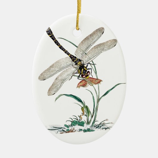 Dragonfly Magic Keramisch Ornament (Voorkant)