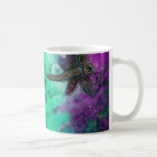 Dragonfly Magic Koffiemok (Rechts)
