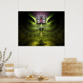 Dragonfly Magic Poster (Keuken)