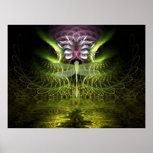 Dragonfly Magic Poster (Voorkant)