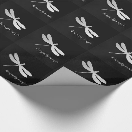 Dragonfly Magic Wrapping Paper Cadeaupapier (Hoek)